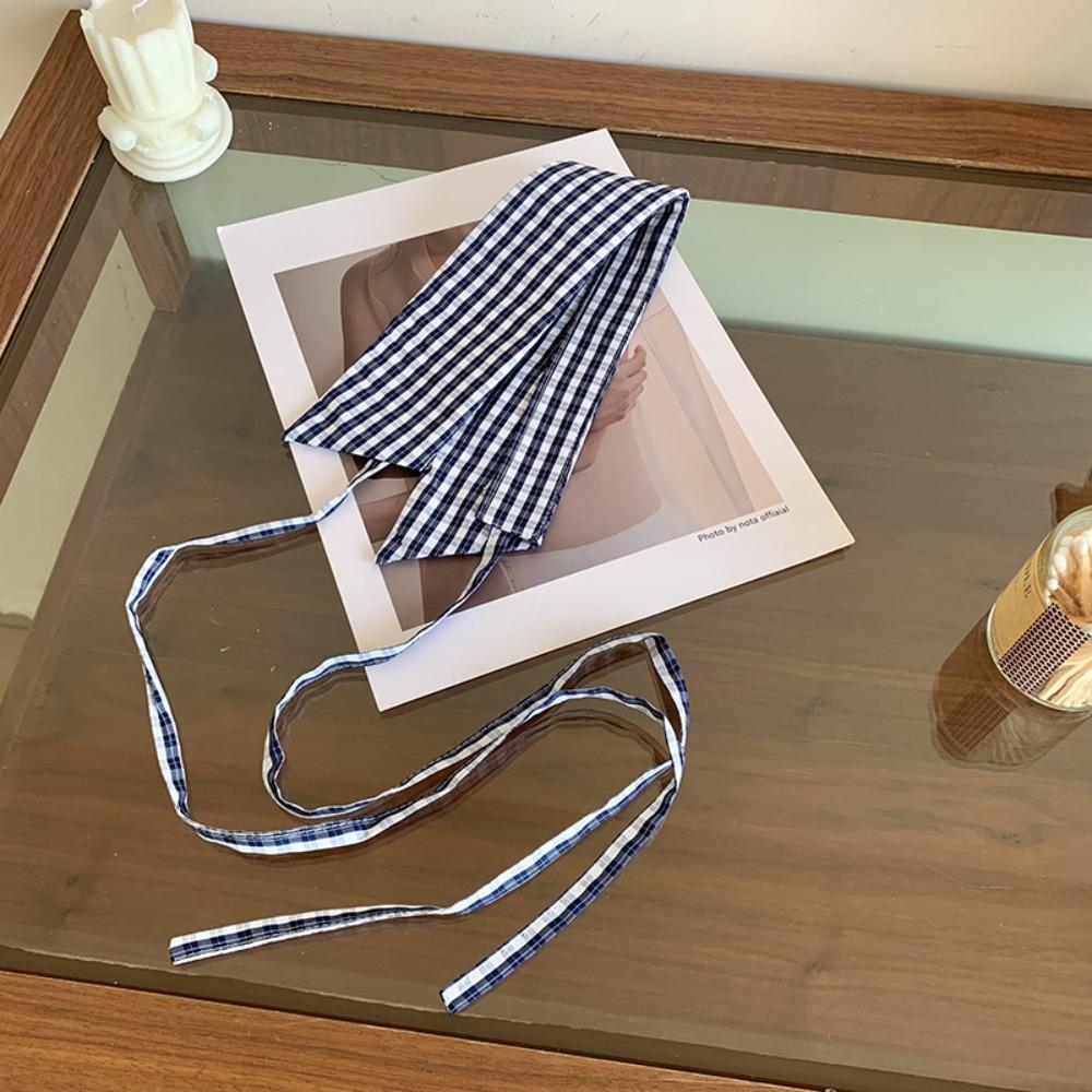 Plaid Blouse False Neckwear Comfortable Women's Detachable Collar Women/Girls