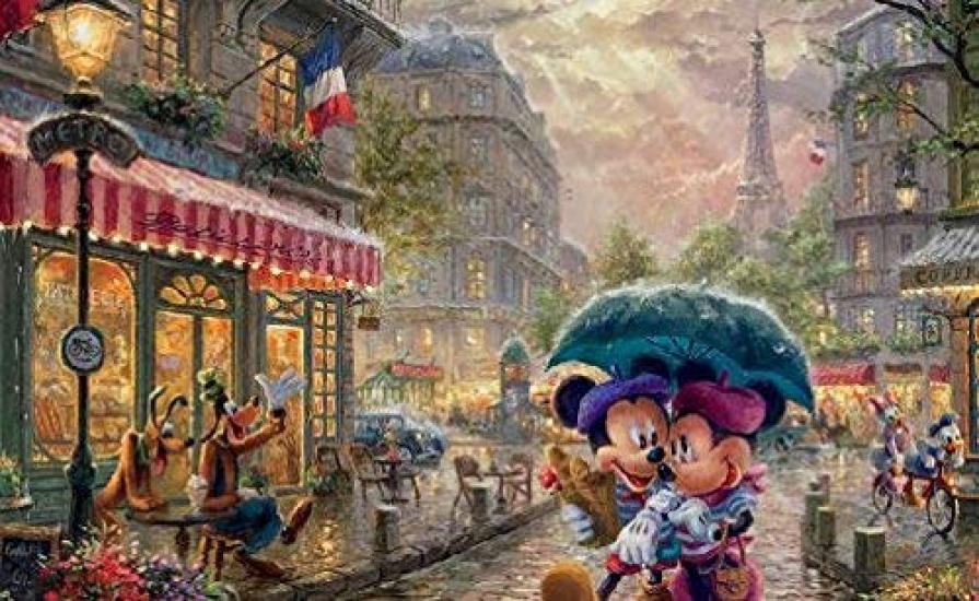 Набор пазлов Disney Classic, 500 деталей x 4, пазл Ceaco Disney Collection [б/у]
