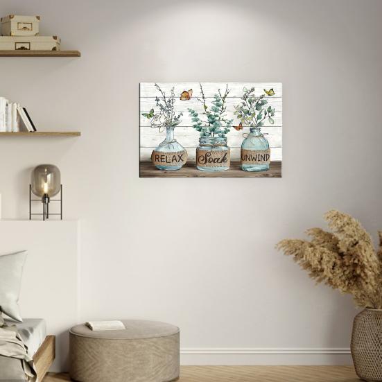 1 комплект декоративной живописи изысканный цветочный узор настенная живопись подвесная картина фермерский дом праздничный декор