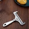 Aluminum Alloy Cheese Slicer Adjustable Thickness Cheese Butter Cutter with Wire for Soft and Semi-Hard Cheeses Kitchen Gadgets