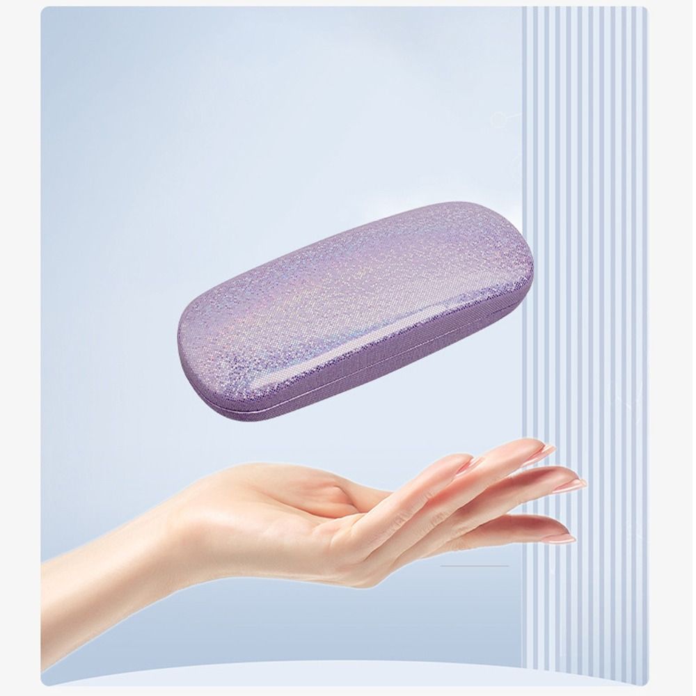 Student PU Pearlescent Men Women Storage Box Sunglasses Box Eyewear Protector Reading Glasses Case