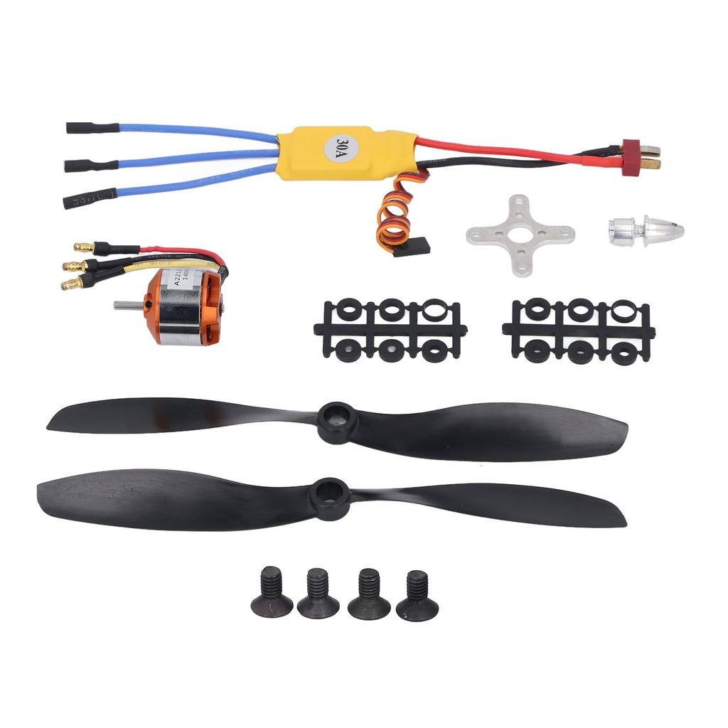 A2212 10T 1400KV Brushless Motor 30A ESC Drone Motor ESC Kit for 550 RC Quadcopter