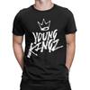 Мужская футболка Young Kingz от Myke Towers Хлопок Винтажная футболка Круглый вырез Певец Тур 2026 Футболки с коротким рукавом Мерч Большой размер