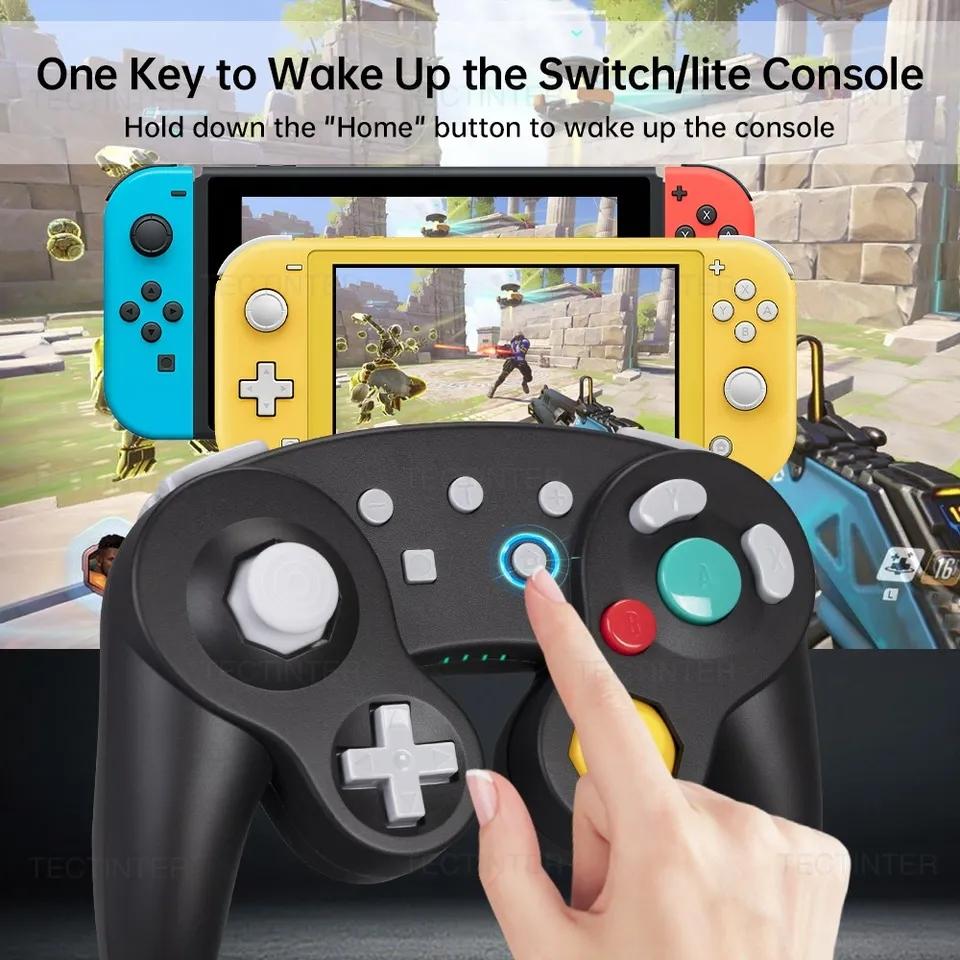 Bluetooth Gamepad Wireless GC Controller для Switch Gamecube, совместимый с Nintendo Switch/Lite Controller для ПК-джойстика