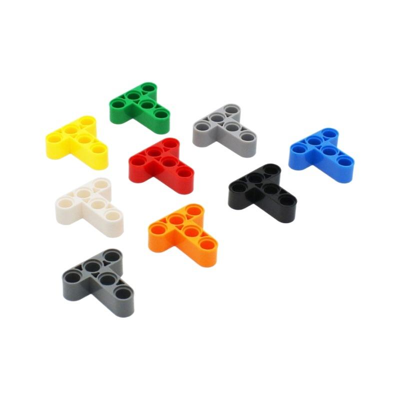 10 ШТ. 3x3T Отверстие Рука MOC Строительные Блоки Технические Детали 60484 с Отверстием Балка Аксессуары Запасная Часть Совместимая 6072627