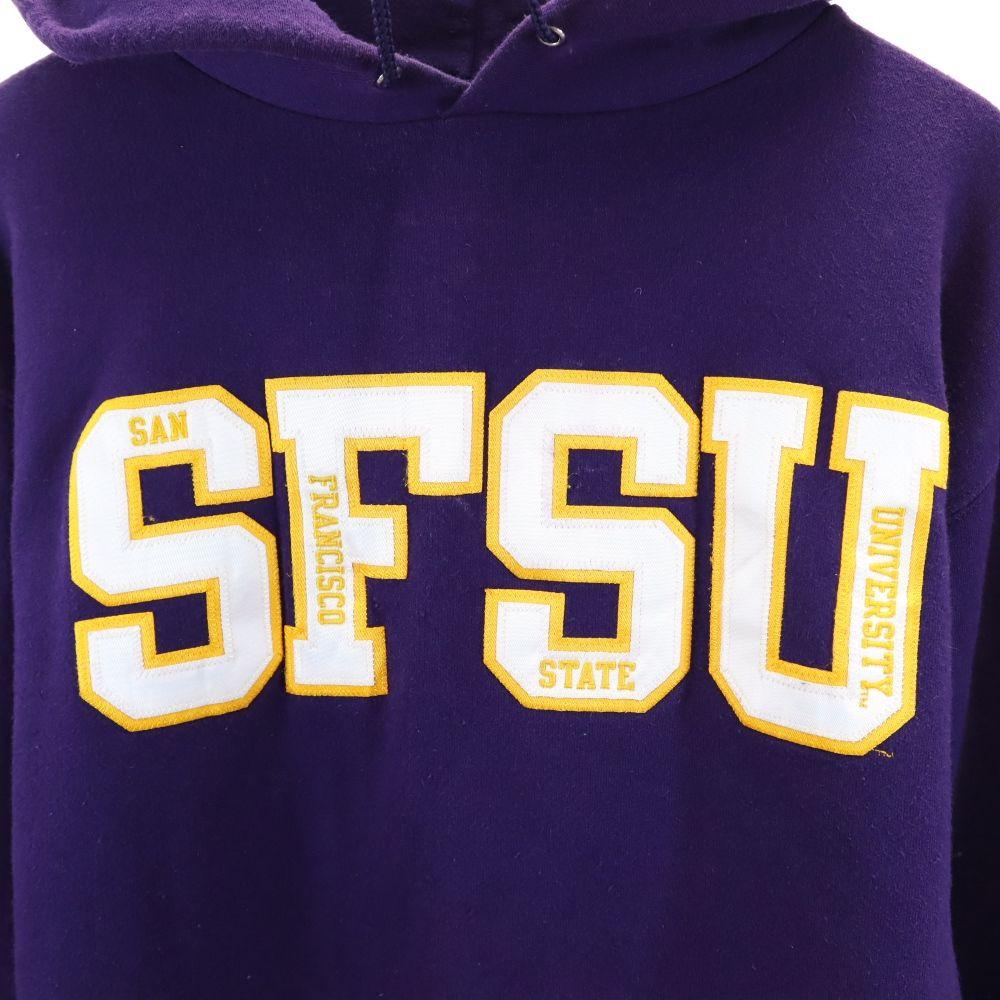 Champion Long sleeve Sweatshirts M purple Back brushed Men's Used