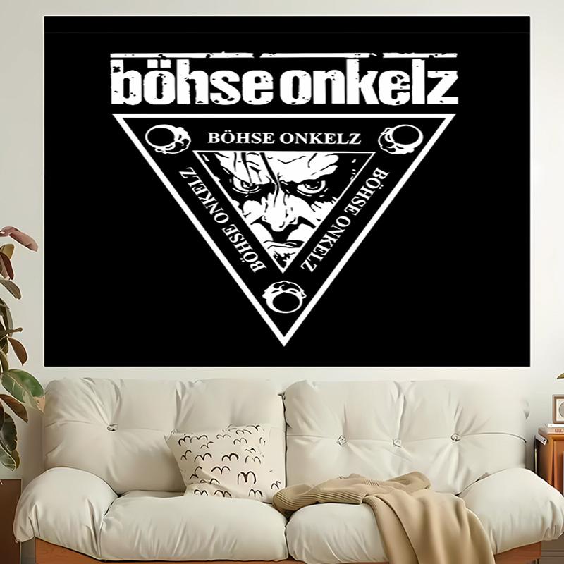 1pc Böhse Onkelz band Tapestry, Living Room, Bedroom, Office, Party Decor, Ideal Festive Gift