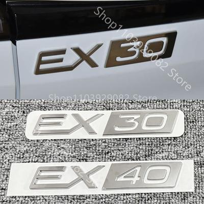 EX40 EX30 Для EX40 EX30 Стайлинг Аксессуары Задний Багажник Хвост Логотип Наклейка Эмблема Дека