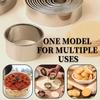 12PCS/Set Stainless Steel Round Cake Mold Baking Mousse Ring Kitchen Cutter DIY Cake Ring Tools Tools Pizza Cooking Cookie