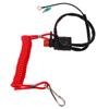 Boat Engine Emergency Stop Switch Safety Tether Lanyard ABS for T15 F2.5 F4 F5 F6 HP