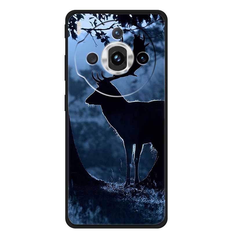 Для ZTE nubia Z60S Pro 6.78" Чехол ТПУ Мягкий Черный Силикон Расписной Милый Кот Звездный Чехол для Nubia Z60S Pro Роскошные Животные Funda