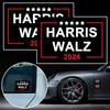 Наклейки Harris Walz 2024, 2 шт. Поддержка Камала Харрис Наклейки на бампер Walz Decal Tim Президентский винил 2024 года Предвыборная кампания автомобиля G2R3