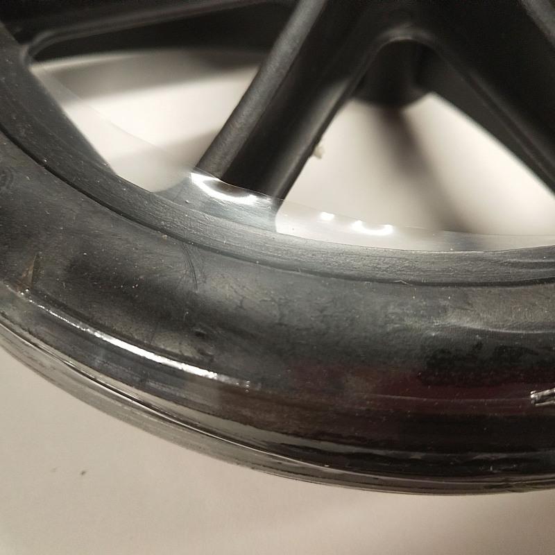 1 пара 8-дюймовых передних колес для инвалидных колясок, твердые шины с подшипниками, твердые сменные колеса для инвалидных колясок