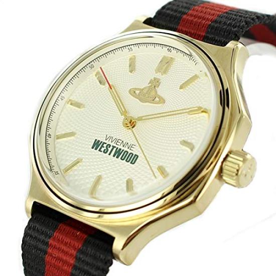 Vivienne Westwood Unisex Gold Cloth Belt Watch Vivian VV227CPBK Watch Men's Women's [Товар]