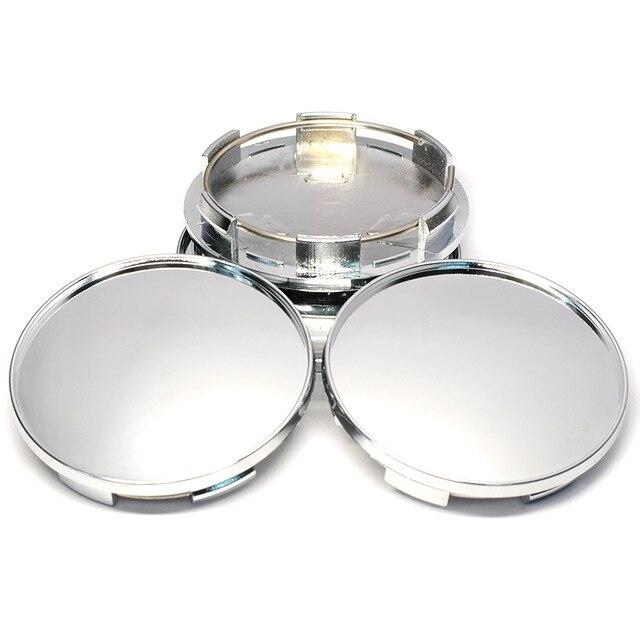 4 шт./лот 68 мм ( 62 мм 6-контактный ) Для 65 мм логотип автомобильного центра колеса колпаки ступицы крышка колпака автомобиля Стайлинг обод аксессуары хром серебристый/черный