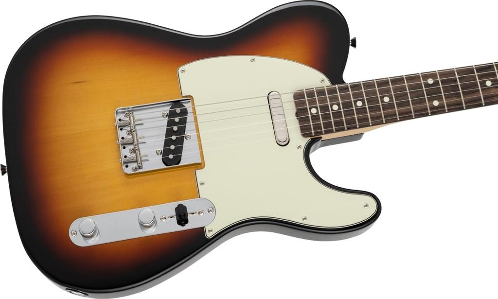 Fender Сделано в Японии Традиционный Telecaster 60-х годов Палисандровая накладка грифа 3-цветный санбёрст [Дополнительная модель добавлена в марте 2025 года].