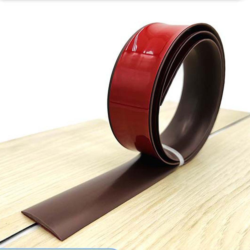 PVC Flat Floor Transition Strip Laminate Floor Door Divider Strip Adjustable Door Bottom Seal Strip Weatherstrip