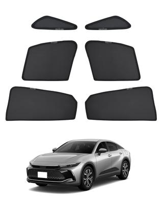 Cartist 2025 Новейшие и сетчатые шторки для Toyota Crown 16-го поколения Crown Crossover Блэкаут Автомобильные УФ Легкий свет Интерьер Магнитные 6 панелей Модель,