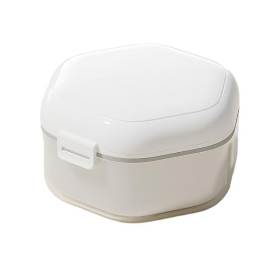 Двухслойный фиксатор, переносная ванна для замачивания зубных протезов с сетчатым фильтром, невидимая капа для зубов, держатель для контейнера для выравнивателя зубов