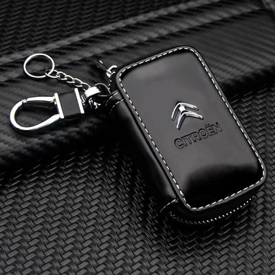 Автомобильная сумка для ключей из ПУ-кожи Брелок Шнурок для ключей Для Citroen C4 C3 Xsara C-Elysee C5 C1 C2 C6 C4L DS Jumper Picasso Хранение сумки для автомобильных ключей