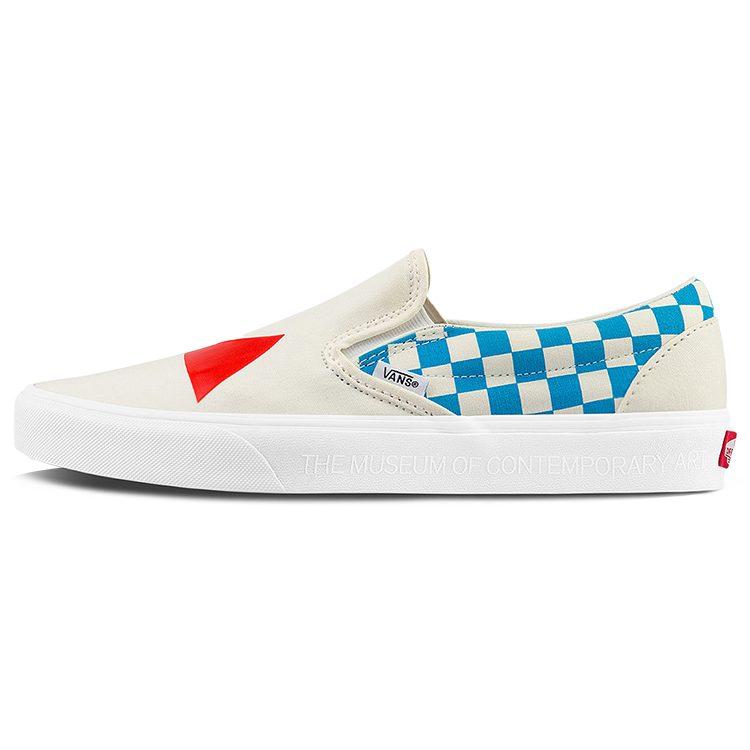 Слипоны Moca x Слипоны Classic Vans 'Шахматка - Циан' VN000XG88MY