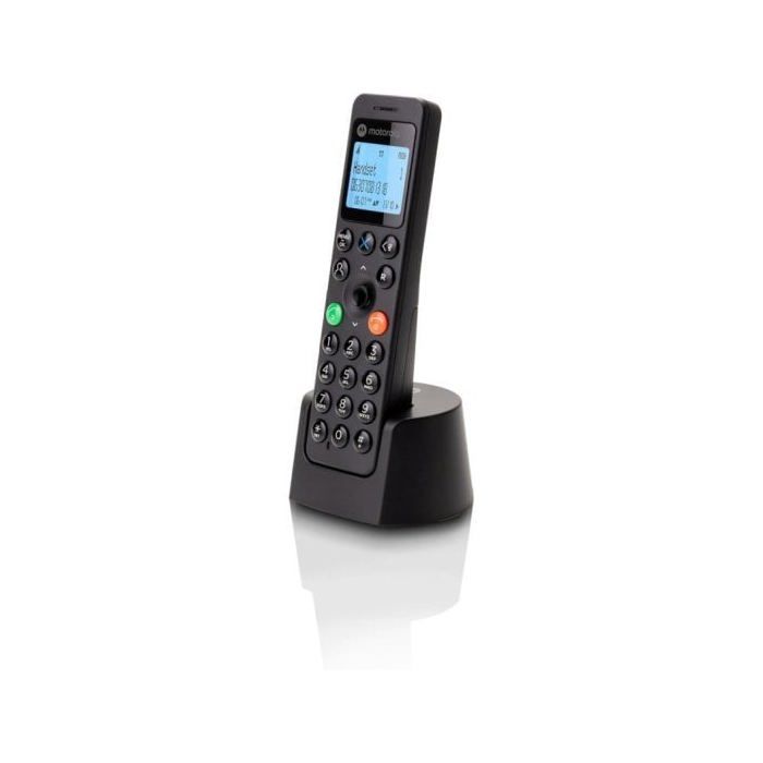 Téléphone DECT - MOTOROLA - DOT201 - Noir - Garantie 3 Ans - Téléphonie Fixe