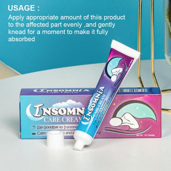 2 шт. крема для сна для релаксации, глубокого сна, аромата лаванды, успокоения, напряжения, снятия усталости, натурального средства для сна при бессоннице, головокружении