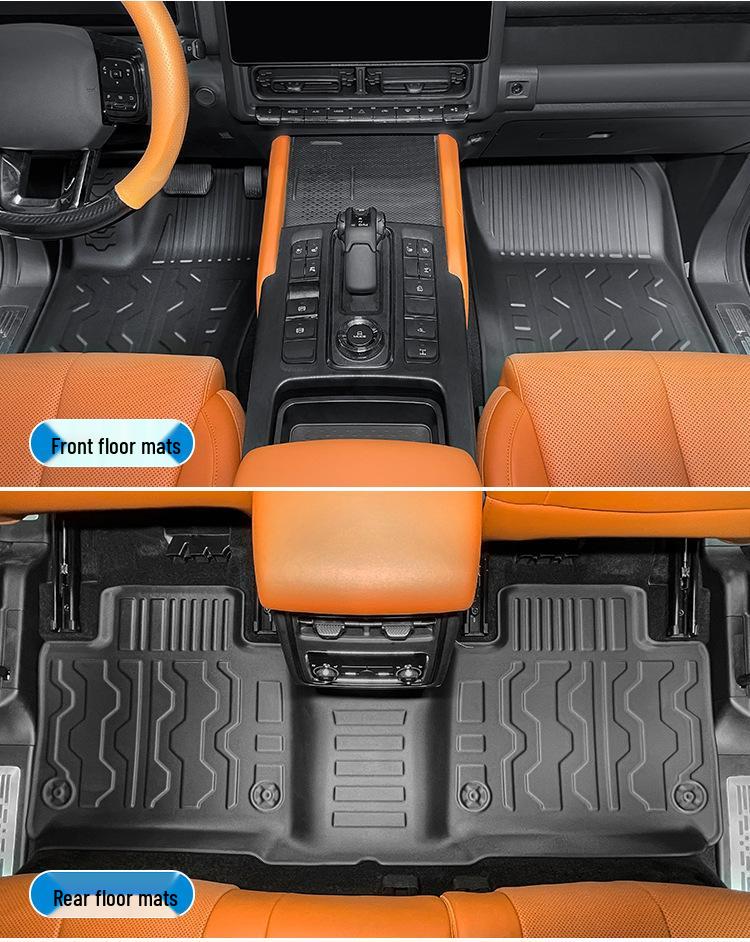 Комплект ковриков TPE для пола и багажника с защитой спинок сидений для Haval H9 2024