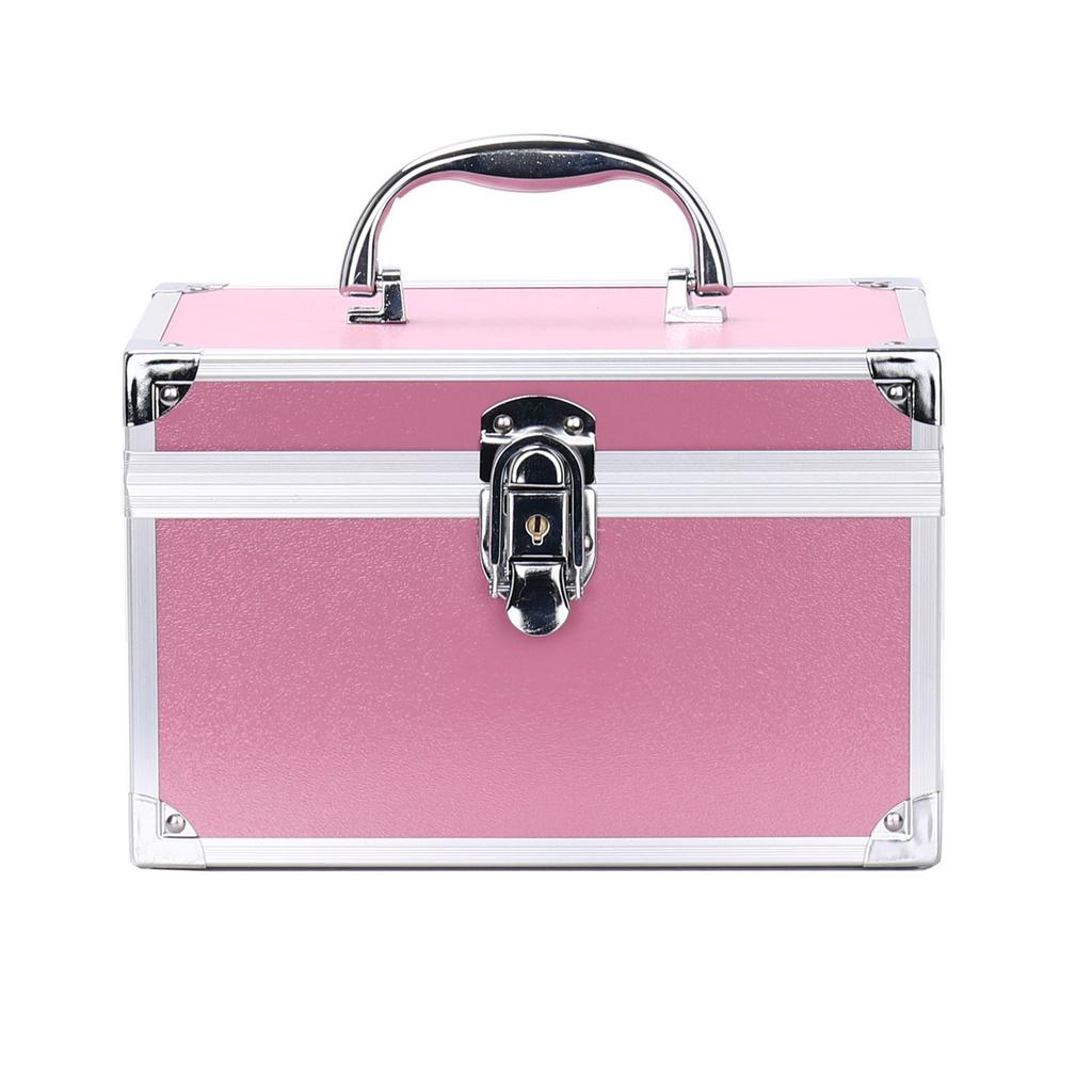 Cosmetic Organizer Box, Portable, Make Up Case, Lockable, Storage Box, for Jewelry & Make Up Tools