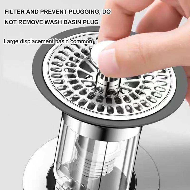 Sink Strainers Anticlogging Drain Stopper Basins Drain Filter Hair Catcher Drain Filter Bounce Cores Bathtubs Stopper