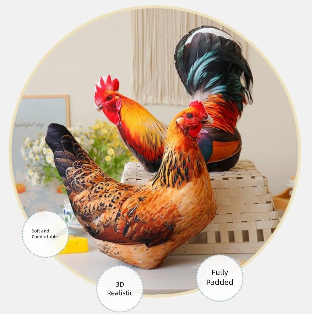 Simulation Design 3D Bird Plush Toy Lifelike Texture Stuffed Doll New Stuffed Goose Toy Home Decor