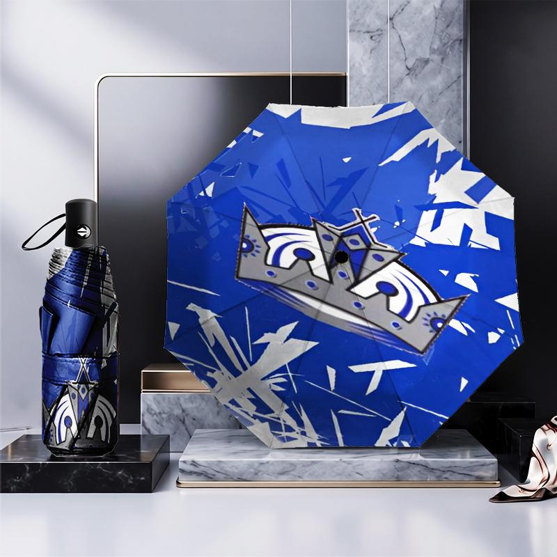 Los Angeles ice hockey Umbrella Folding umbrella, automatic umbrella 8-Frame for Travel, camping Use Gift for Halloween Christmas
