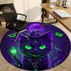 1pc Witchcraft Halloween Office Round Area Rug, Under Office Chairs Bedroom Living Room Home Decor, Room Deco, Available in Various Sizes