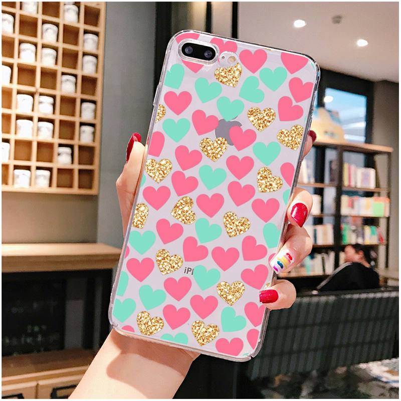 Чехол для телефона Love Heart для iPhone 11 12 13 mini pro XS MAX 8 7 6 6S Plus X 5S SE 2020 XR