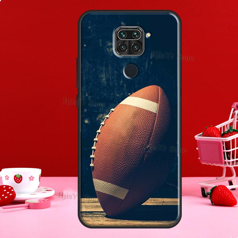 American football player sport Case For Xiaomi Redmi Note 11 10 9 8 12 Pro Plus 12S 11S 10S Cover For Redmi 12C 10C 10A 9C