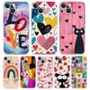 Чехол для iPhone 17 Чехлы iPhone Air 16 15 12 13 14 Pro Max 7 8 Plus 16Pro iPhone11 Мягкий чехол С любовью Напечатанный