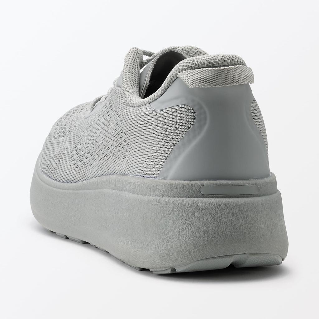 Кроссовки MUJI, удобные для ходьбы, с изогнутой подошвой, BI00WA4A, светло-серые, см, мужские, 26,5