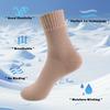 MEN Socks Thermal Warm Winter  Snow Socks Cozy Crew Cabin Comfy Women Work Socks Pack