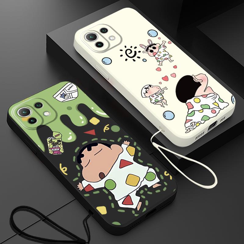 Phone Cover Case for Xiaomi Redmi A3x K40 A1 14C A2 K60 12C 13C 9 8 10 Cartoon Crayon Shin-chan