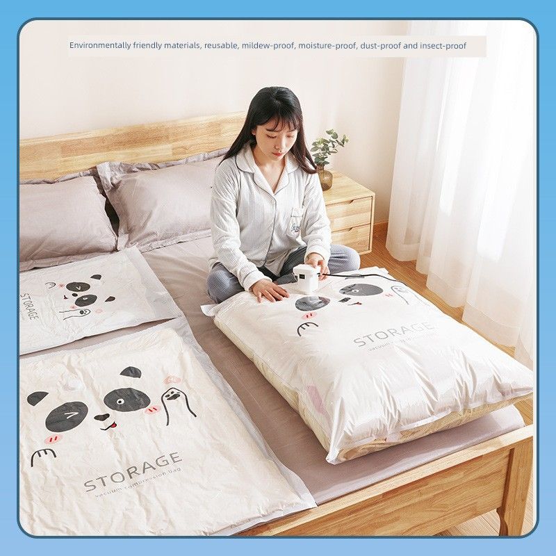 Japanese Imported Muji Vacuum Compression Bags for down Jackets, Cotton Quilts, Vacuum Storage Bags for Seasonal Clothing, Extra-Large Size