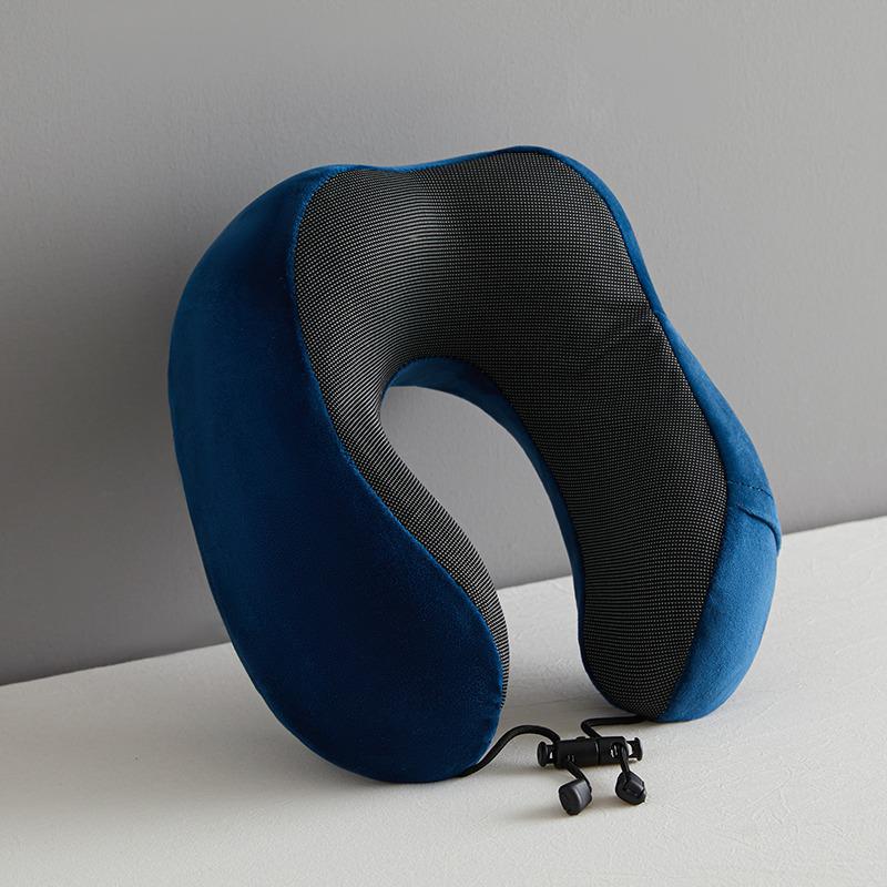 U-Shaped Memory Foam Neck Support Pillow for Travel