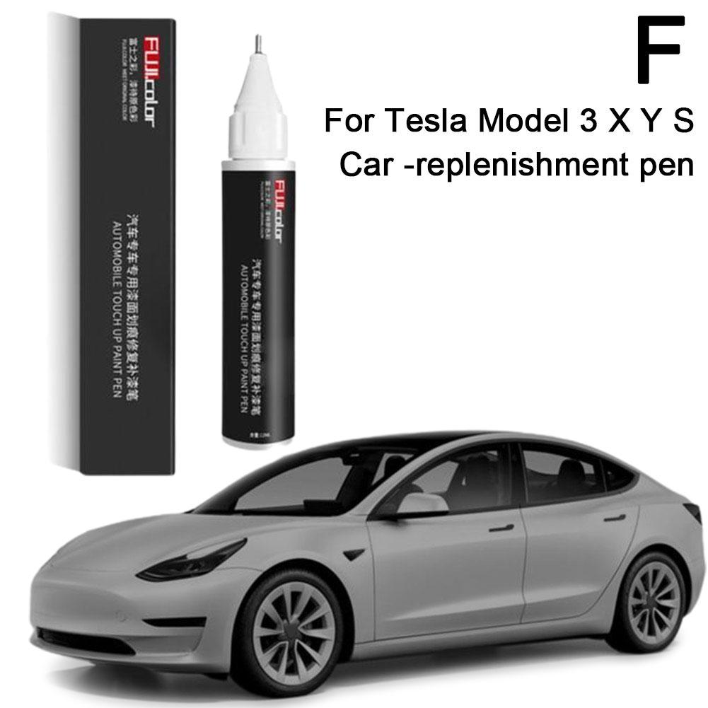 Подходит для Tesla Model 3 XYS, автомобильные ручки для удаления царапин, ручка для ремонта автомобильной краски, черный, белый цвет, фиксатор краски, ремонтное колесо