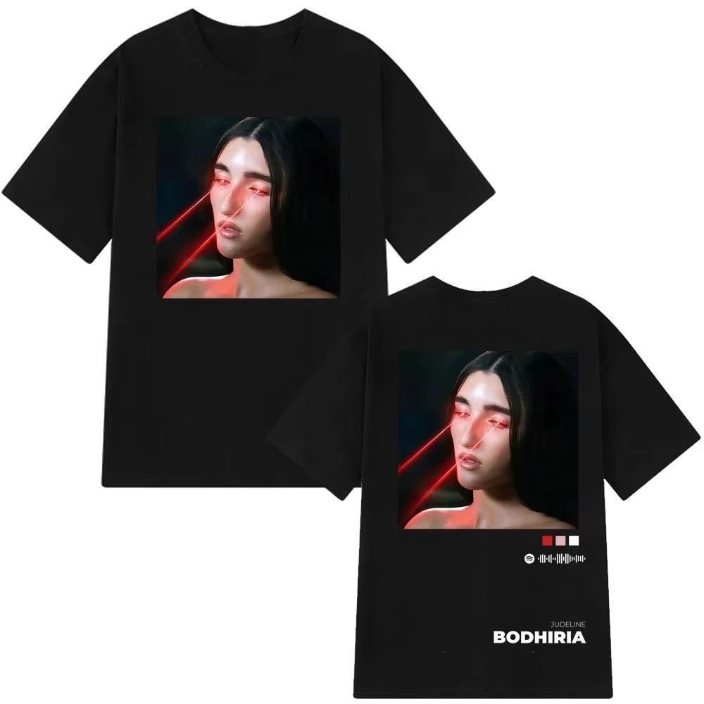Singer Judeline Album Tour 2026 Print Tshirt Men Women Harajuku Tshirts Summer Casual pure Cotton Hiphop Tshirts Fan Gifts
