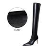 European and American Style Simple High Heel Pointed Elastic Lycra Sexy Slim Over Knee Boots