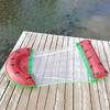 Water Hammock with Ergonomic Headrest Fruit-Shaped Inflatable Lounger Bed Swimming Pool Float Water
