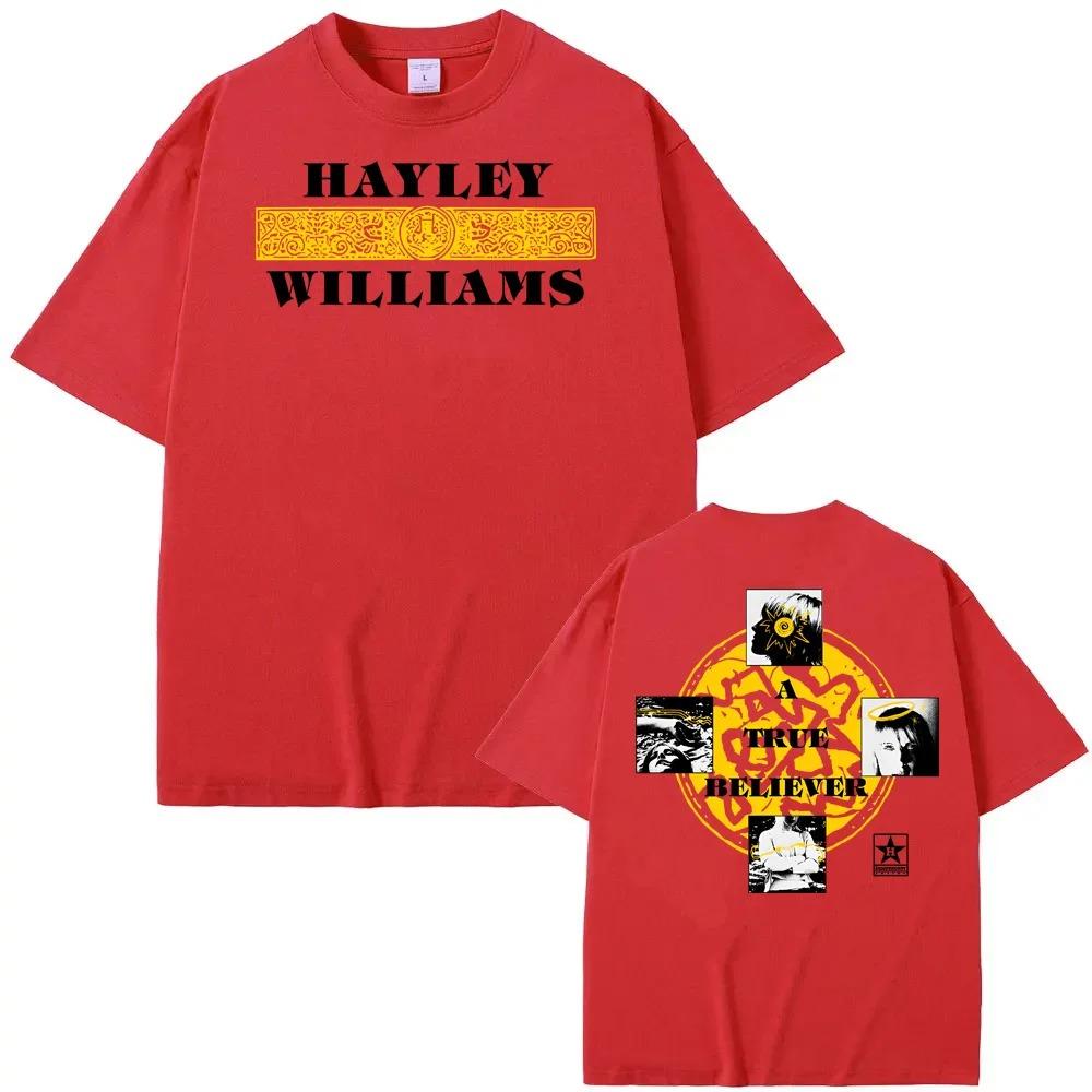 True Believer Ivory Tee Hayley Williams Summer NEW Sleeve High Quality Oneck Oversized Male Female Short Sleeves Casual tees