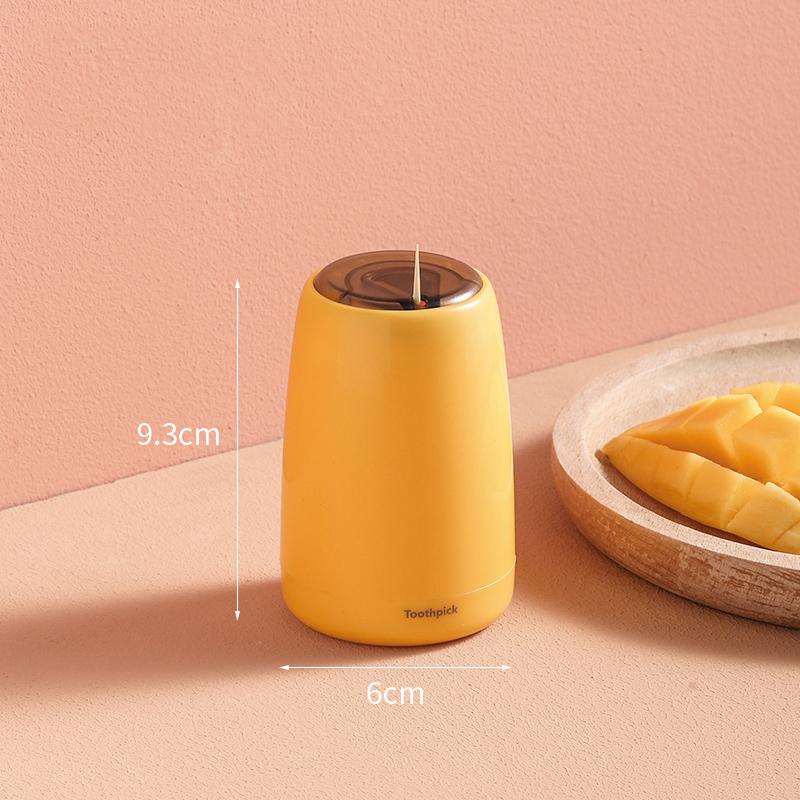Automatic Pop-up Toothpick Jar Creative Toothpick Box Home Small And Portable Press Pop-up Toothpick Holders