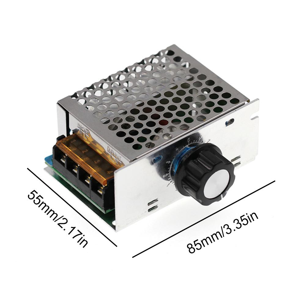 UK AC 220V 4000W Электрический регулятор напряжения Многоразовый контроллер Модуль для дома