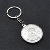 Gift Key Chain Creative Silver 3D 2010 To 2060 Keychain Perpetual Calendar 50 Years Keyring