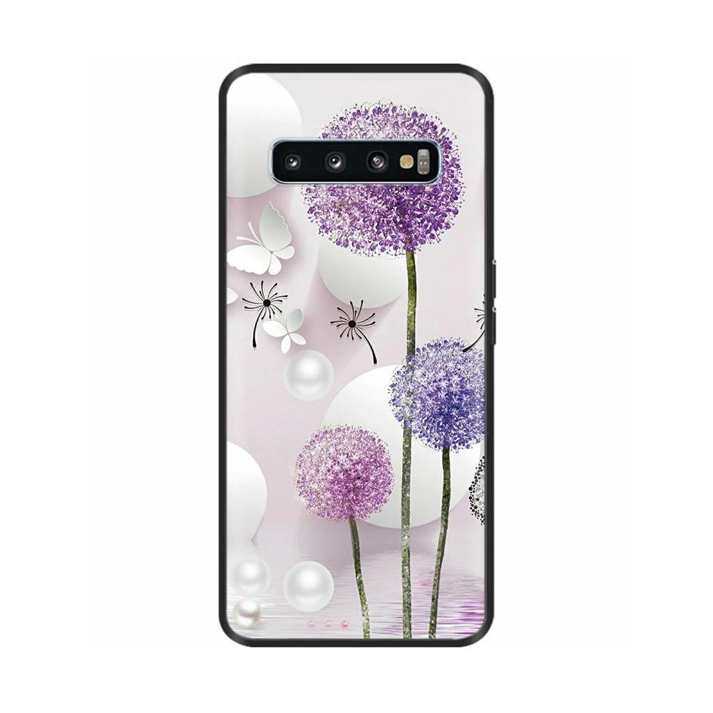 Чехол для телефона Samsung Galaxy S10 Мягкий Гладкий Жидкий Силикон Полная Защита Чехлы Для Samsung S10 Plus S10+ S 10 Задняя Крышка